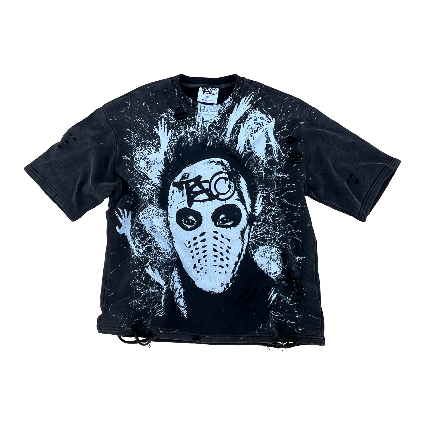 "Trench&Co." Distressed Heavyweight Graphic Tee with Rhinestones | Pre-Order Now Live!