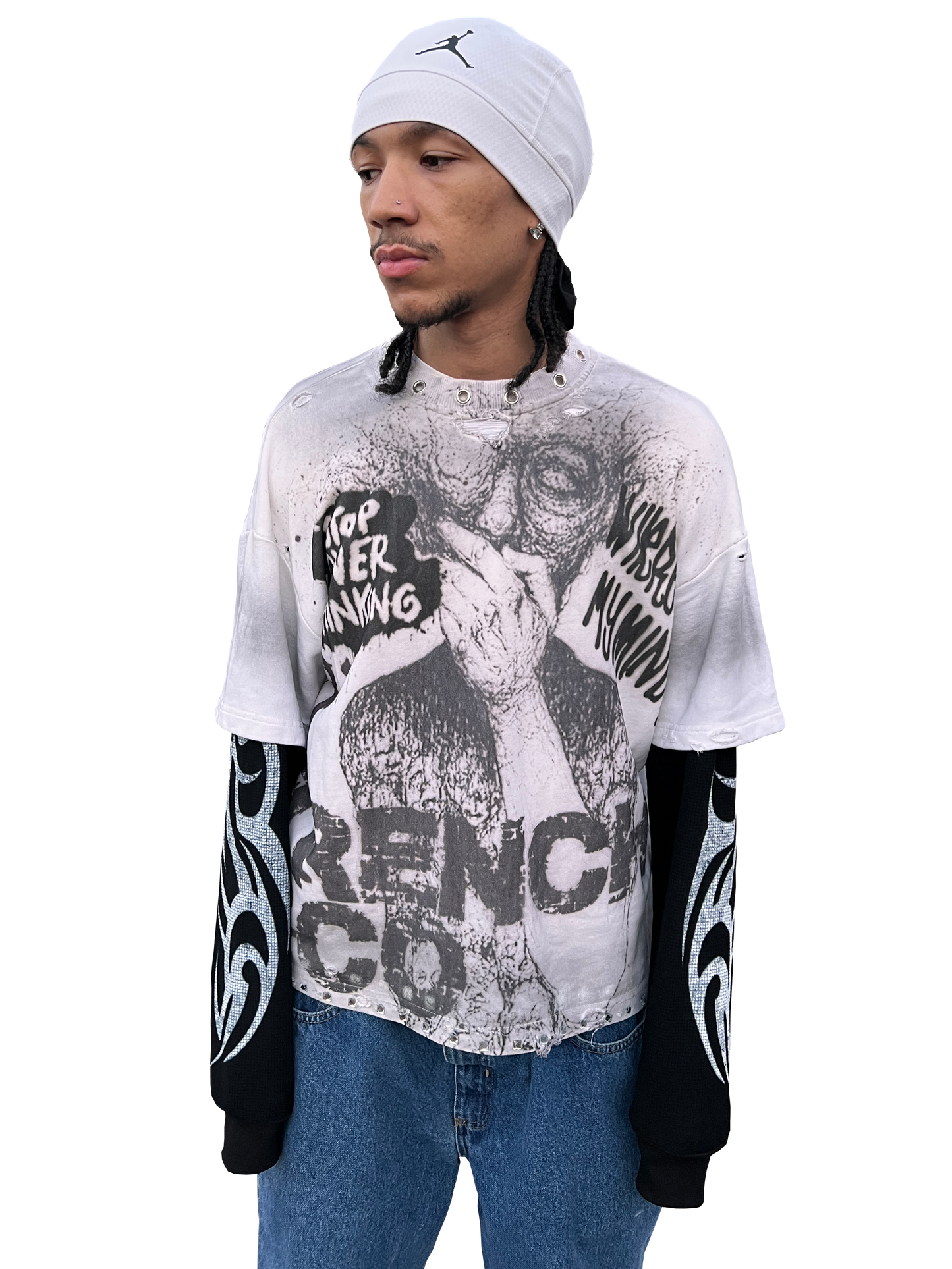 "Stop Overthinking" Double-Layered Thermal Knit Long Sleeve & Graphic Tee | Pre-Oder Now Live!