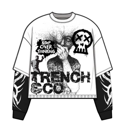 "Trench&Co." Double-Layered Thermal Knit Long Sleeve & Graphic Tee | Pre-Oder Now Live!