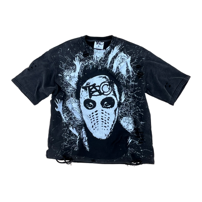 "Trench&Co." Distressed Heavyweight Graphic Tee with Rhinestones | Pre-Order Now Live!
