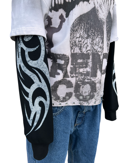 "Stop Overthinking" Double-Layered Thermal Knit Long Sleeve & Graphic Tee | Pre-Oder Now Live!