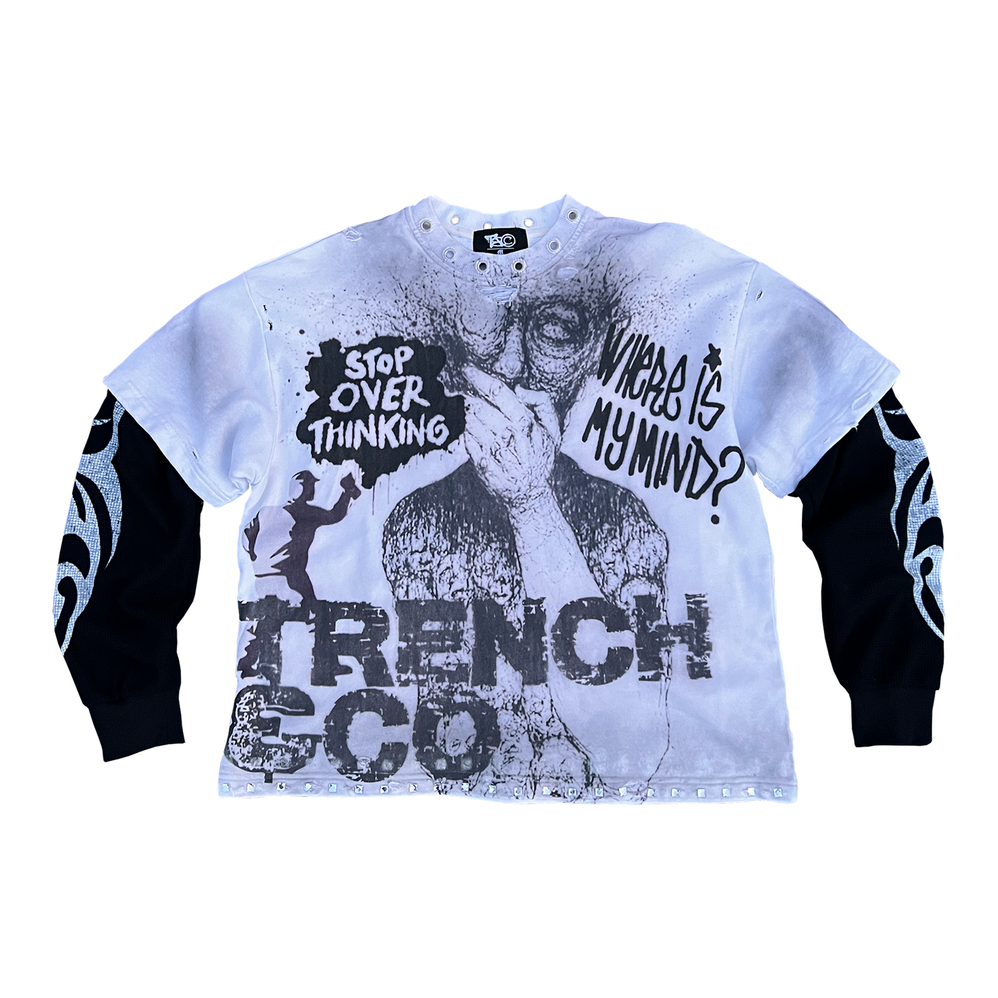 "Stop Overthinking" Double-Layered Thermal Knit Long Sleeve & Graphic Tee | Pre-Oder Now Live!