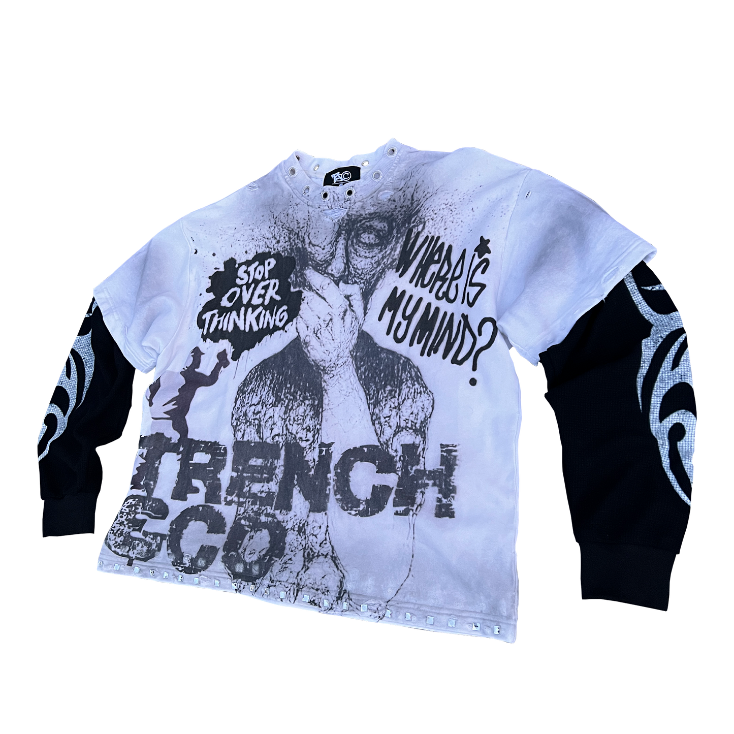 "Stop Overthinking" Double-Layered Thermal Knit Long Sleeve & Graphic Tee | Pre-Oder Now Live!